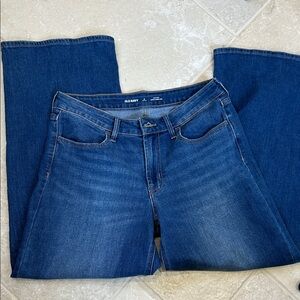 Old Navy Women's Dark Blue Flare Jeans